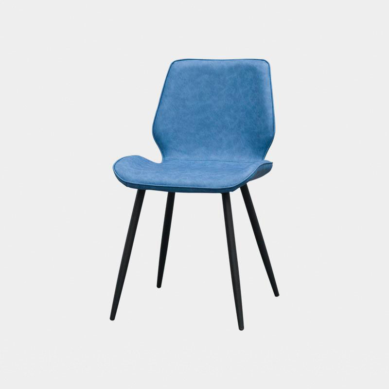thiết kế ghế bọc da pu xanh