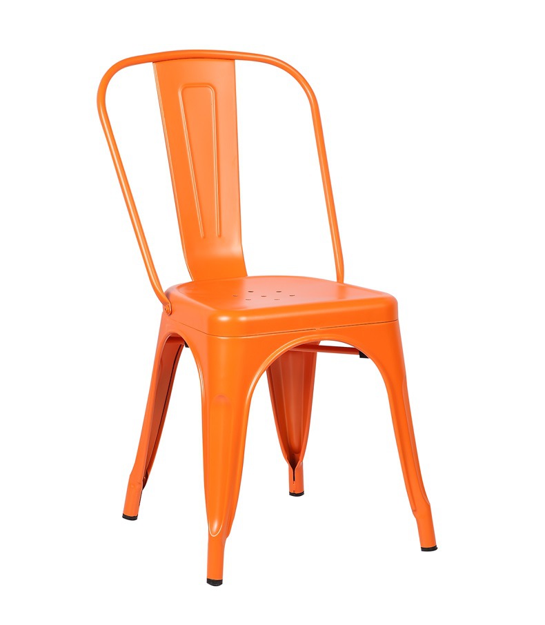 ghế tolix màu cam